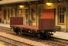 roco flat car koln 5342 brakemen